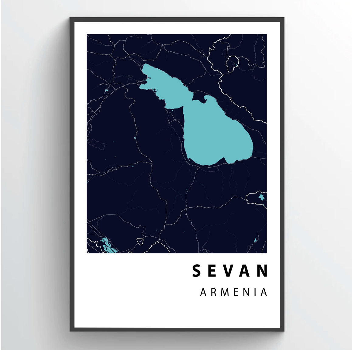 Sevan Map Poster