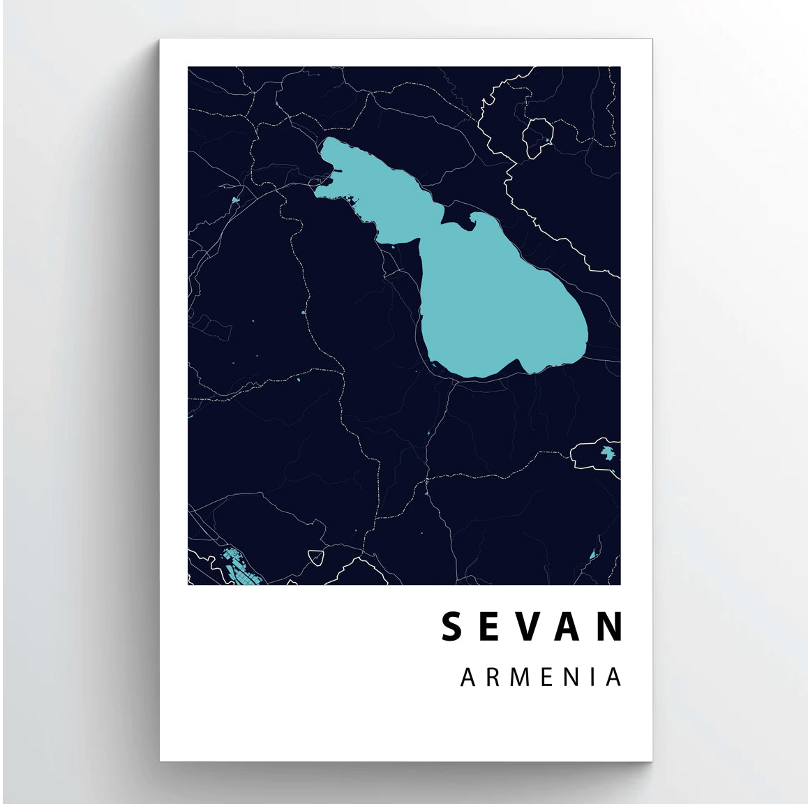 Sevan Map Poster