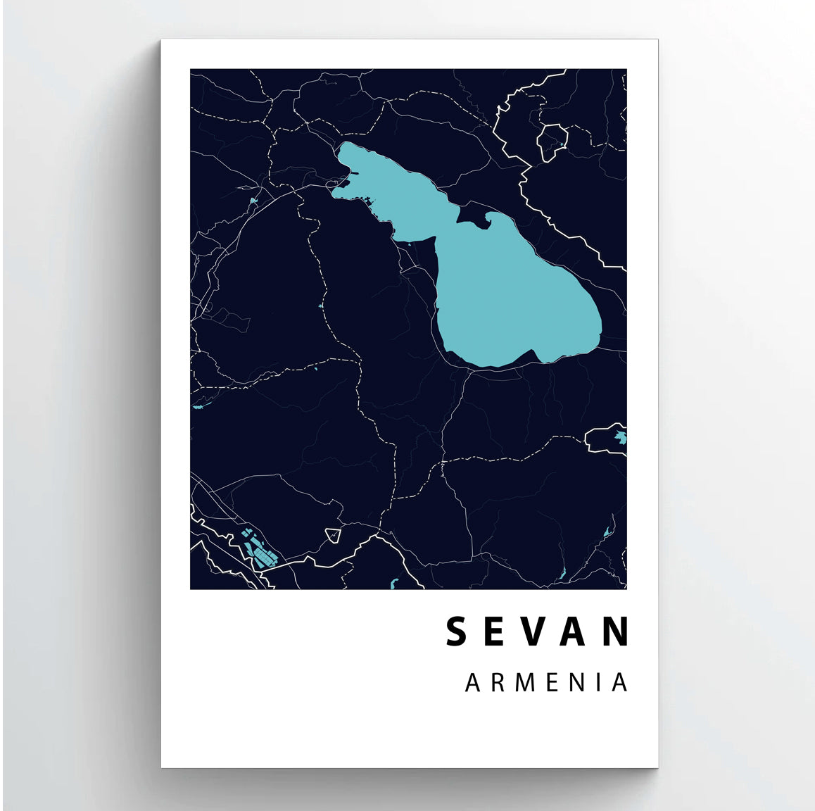 Sevan Map Poster