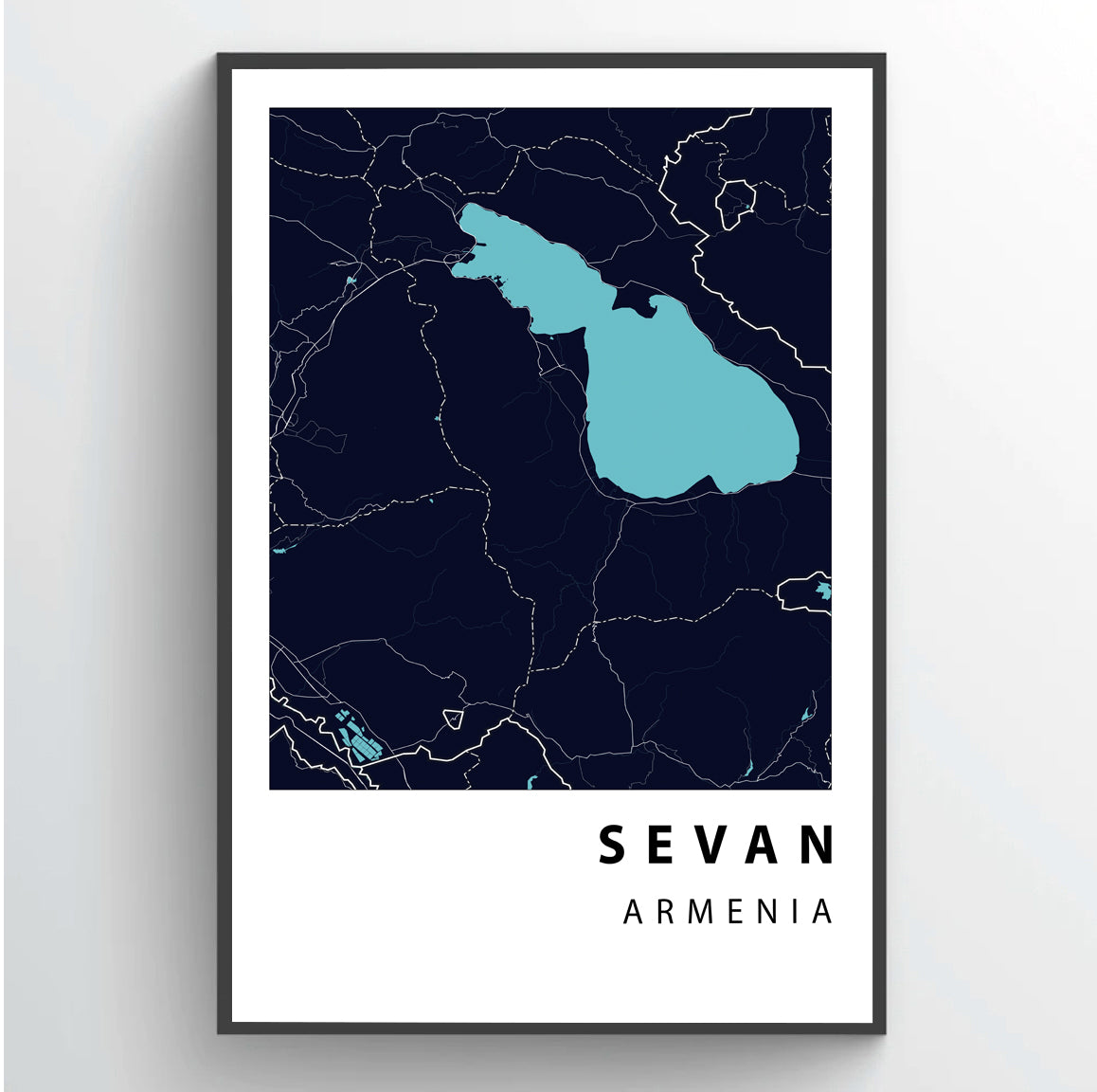 Sevan Map Poster