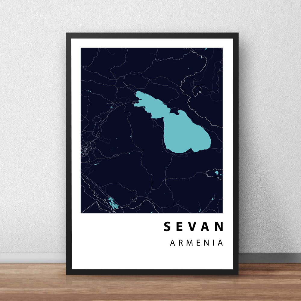 Sevan Map Poster